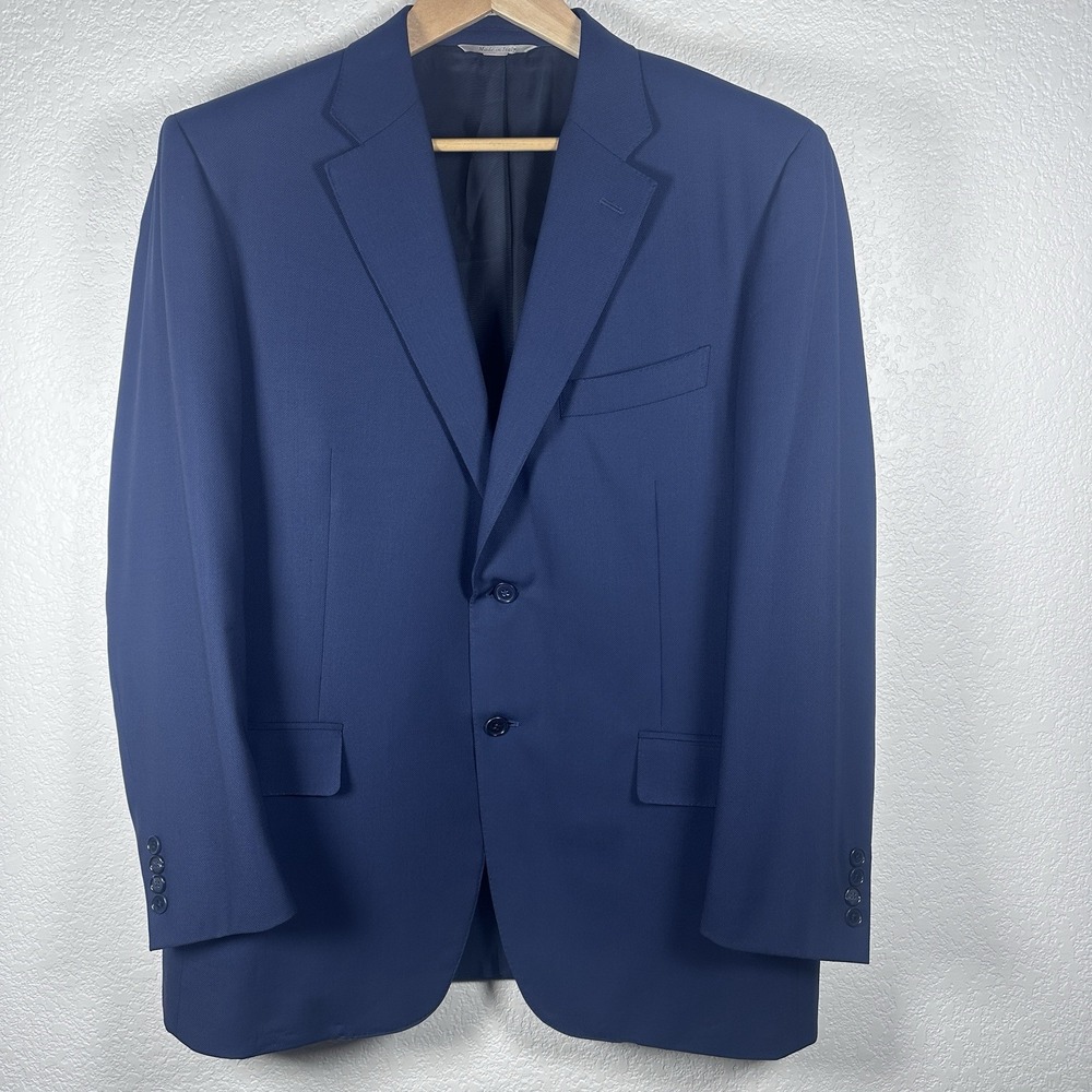 Canali 1934 Travel water resistant Wool Blazer Sport Jacket Navy Blue 46R